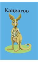 Kangaroo: Book Gifts For Women Men Kids Teens Girls Boys, Animal Notebook, (110 Pages, Lined, 6 x 9)
