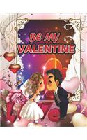 Be My Valentine: A Fun Valentine's Day Coloring Book of Hearts (VOL-1)
