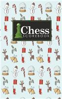 Chess Scorebook: Chess Notation Book, Chess Records Book, Chess Score Sheets, Chess Match Log Book, Record Your Games, Log Wins Moves, Tactics & Strategy, Christmas (76 Chess Scorebook)