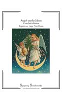 Angels on the Moon Cross Stitch Pattern