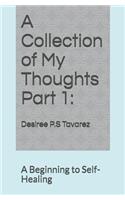 A Collection of my Thoughts Part 1: A Beginning to Self-Healing(1 A Collection of My Thoughts)