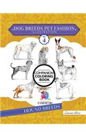 Dog Breeds Pet Fashion Illustration Encyclopedia Coloring Companion Book