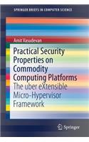 Practical Security Properties on Commodity Computing Platforms