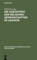 Koexistenz der Religionsgemeinschaften im Libanon