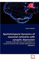 Spatiotemporal dynamics of neuronal networks with synaptic depression
