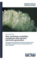 New acid-base crystalline complexes with second harmonic generation