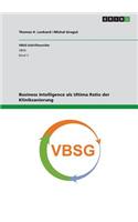 Business Intelligence als Ultima Ratio der Kliniksanierung