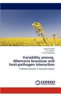 Variability among Alternaria brassicae and host-pathogen interaction