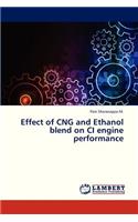 Effect of Cng and Ethanol Blend on CI Engine Performance