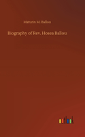 Biography of Rev. Hosea Ballou