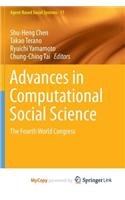 Advances in Computational Social Science: The Fourth World Congress