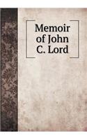 Memoir of John C. Lord: (English)