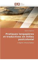 Pratiques Langagières Et Traductives En Milieu Postcolonial