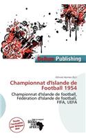 Championnat D'Islande de Football 1954: (French)