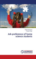 Job preference of home science students