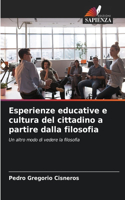 Esperienze educative e cultura del cittadino a partire dalla filosofia