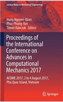 Proceedings of the International Conference on Advances in Computational Mechanics 2017