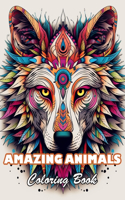 Amazing Animals Coloring Book: 100+ High-quality Illustrations for All Ages