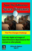 Spot the Difference - Space Dinosaurs