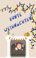 Bunte Weihnachten: Tolle Aktivitätsbücher für Kinder - Jungen und Mädchen im Alter von 2 bis 5 Jahren, färben wir Weihnachten, fantastisches Weihnachten