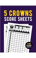 5 Crowns Score Sheets