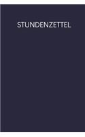 Stundenzettel