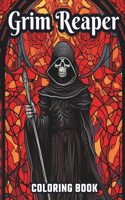 Large Print Grim Reaper Coloring Book: Black Background: Coloring Pages, Great Gift Idea for Everyone, Adults, Teenagers, Tweens, Older Kids, Boys, & Girls, Practice for Stress Relief & R(Coloring Books)