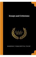 Essays and Criticisms