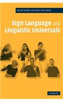 Sign Language and Linguistic Universals