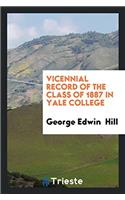 Vicennial Record of the Class of 1887 in Yale College