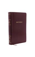 KJV, Reference Bible, Personal Size Giant Print, Leather-Look, Burgundy, Red Letter Edition