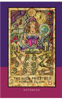 The High Priestess Tarot Card Notebook