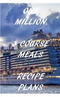 One Million 3 Course Meal Recipe Plans