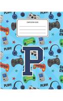 Composition Book P