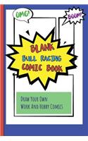 Blank Bull Racing Comic Book