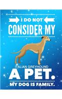 I Do Not Consider My Italian Greyhound A Pet.