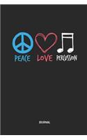 Peace Love Percussion Journal