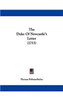The Duke Of Newcastle's Letter (1753)