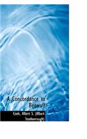 A Concordance to Beowulf
