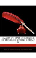 Da Asia de Joao de Barros E de Diogo de Couto, Volume 22