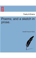 Poems; And a Sketch in Prose.