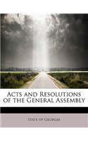Acts and Resolutions of the General Assembly: (English)