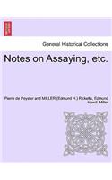 Notes on Assaying, Etc.