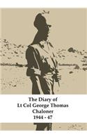 George Thomas Chaloner's Diary: (English)