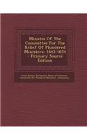 Minutes of the Committee for the Relief of Plundered Ministers: 1643-1654
