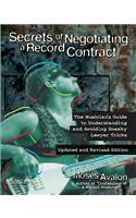 Secrets of Negotiating a Recording Contract
