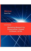 Exam Prep for Marketing Research by Parasuraman, Grewal, Krishnan, 1st Ed.