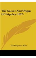 Nature And Origin Of Stipules (1897)