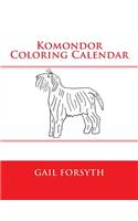 Komondor Coloring Calendar