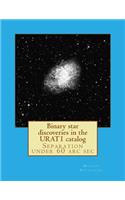 Binary star discoveries in the URAT1 catalog